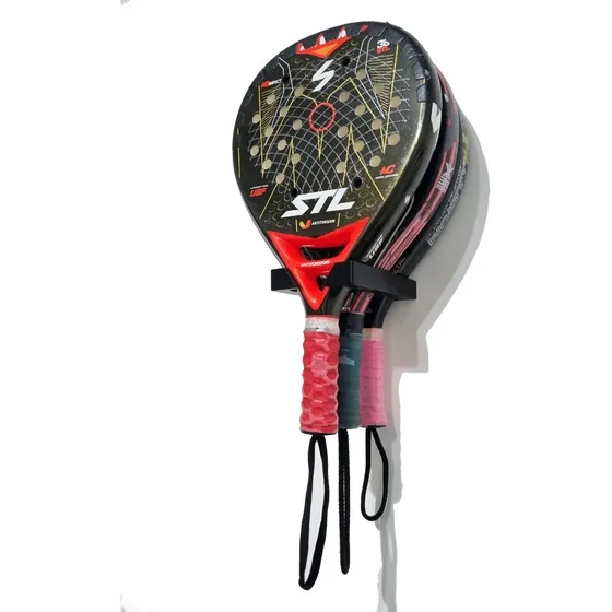 Soporte Pared X3 Paleta Padel Exhibidor