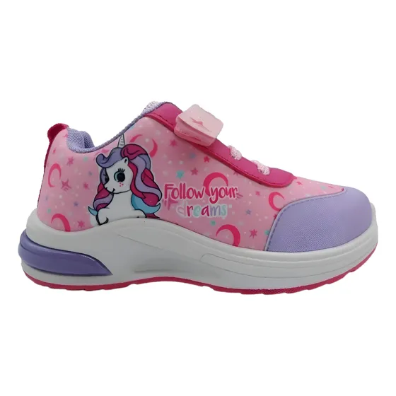 Zapatillas Footy Unicornio Con Luces Y Luz Led Al Pisar