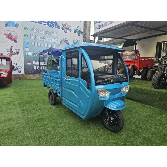 Tricilo Electrico Cabina  Hasta 700 Kilos Freno De Disco 