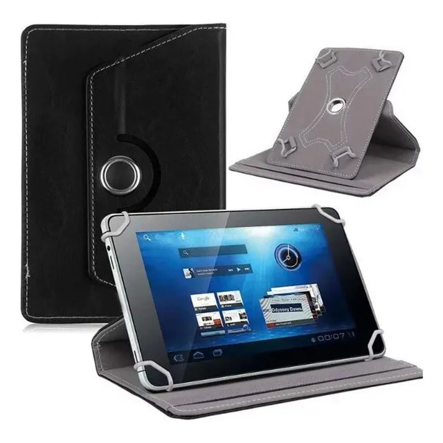 Funda Universal Tablet De 10 Pulgadas Giratoria Negro