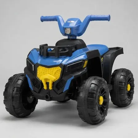 Quadriciclo Elétrico De Passeio Infantil 3 Anos Azul Com Luz E Som Marcha Ré 127/220v
