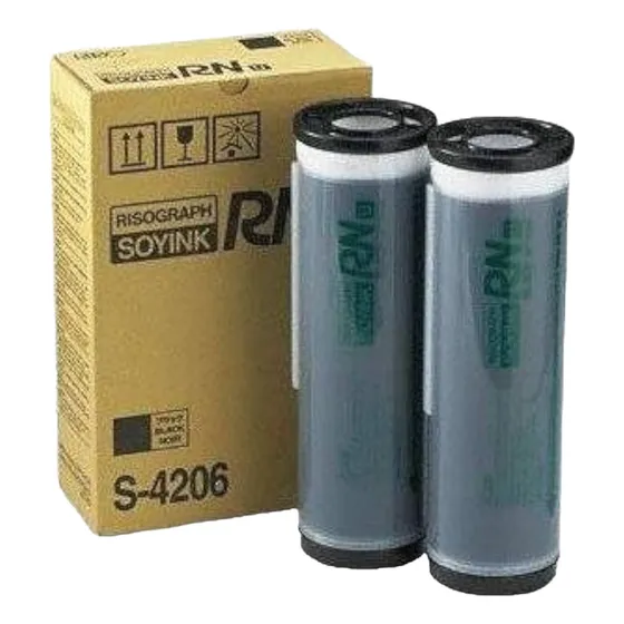 Tinta Riso Duplicador Rn 2000 S-4206 Preto  Caixa C/ 2 Und