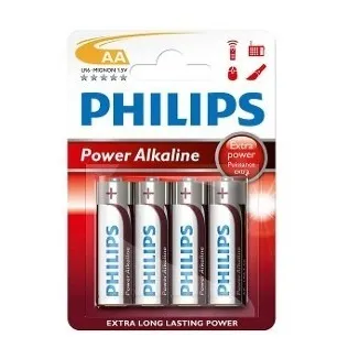 Pila Alcalina Aa Philips X4