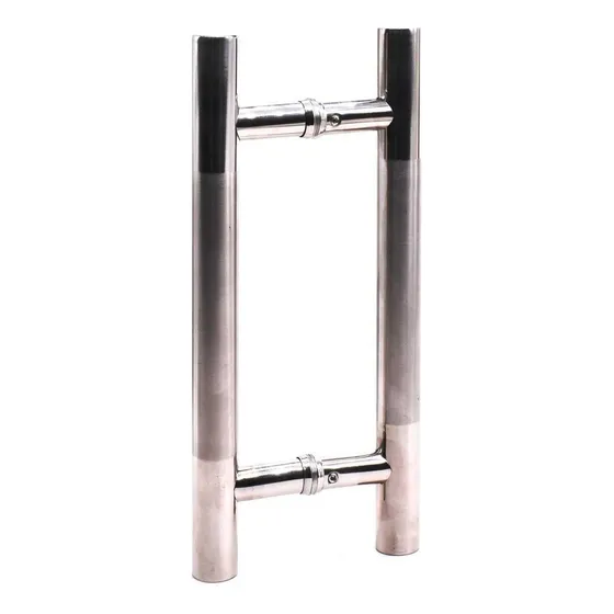Manijon Metalico 2pz Para Puerta 30x2.5cm Lh-2560 Color Plateado