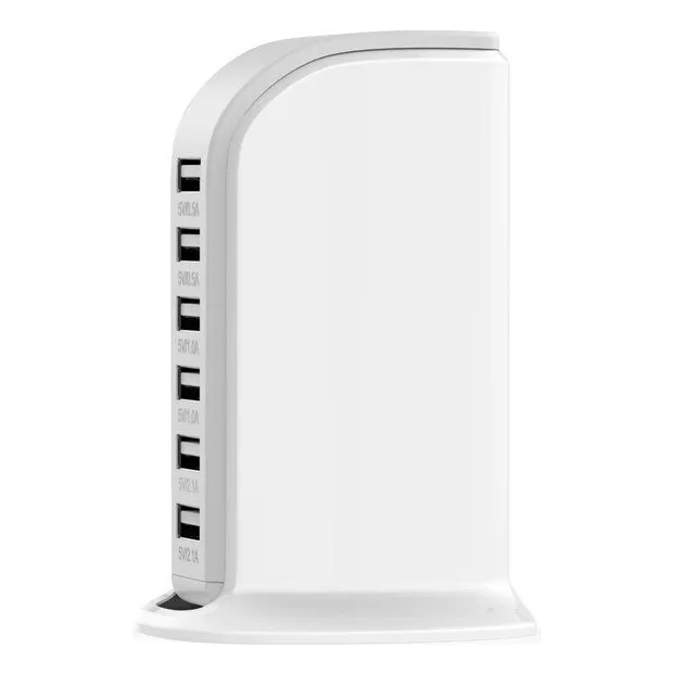 Cargador Rapido Multiple 6 Puertos Usb Ampers Congreso