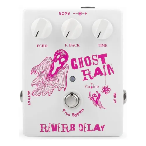 Pedal de efeito de guitarra Caline Cp-41 Ghost Rain Echo Delay. Cor clara