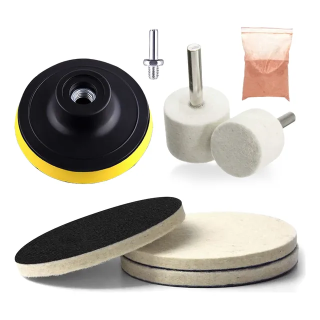 Kit Práctico Para Pulir Parabrisas De Automóvil, 8 Piezas