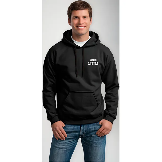Buzo Hoodie Capota Hombre Jeep Adventur Wrangler Rubicon 