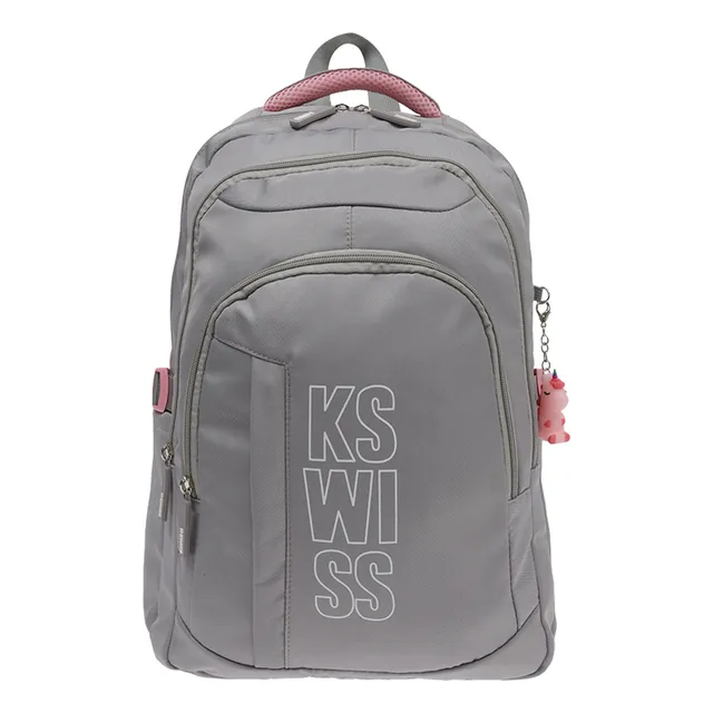 Mochila Casual Escolar K-swiss Lixb Color Gris