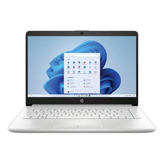 Notebook Hp Celeron N4120 14 14- Cf2733wm 4 Gb Ram Lh Color Gris - Excelente (Reacondicionado)