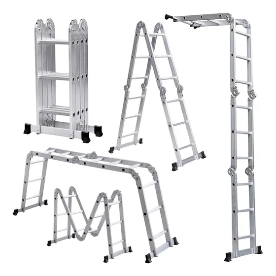 Escalera Aluminio Multiposiciones Adir 947 150kg 8 En 1  