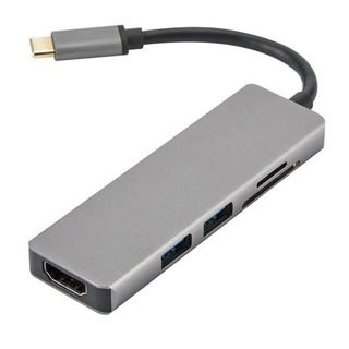 Adaptador Usb Tipo C Hub Usb 3.0 Hdmi Microsd Sd Adaptador Usb Tipo C Hub Usb 3.0 Hdmi Microsd Sd