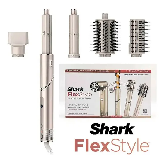 Sistema De Peinado Cepillo Shark Flexstyle Multiestilizador