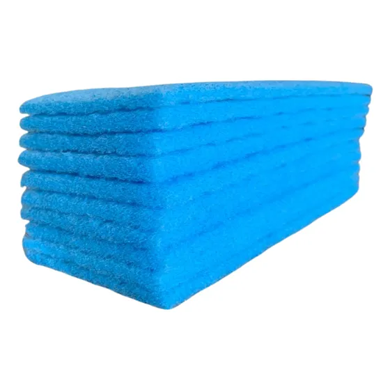 Fibra Limpeza Azul Limpa Tudo Lt C/ 10und 100 X 230