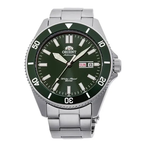 Reloj Orient Ra-aa0914e Hombre Diver Automático Kano Color de la malla Plateado Color del bisel Verde Color del fondo Verde