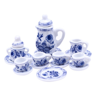 15x Casa De Muñecas En Miniatura Tetera Taza Juego Estilo A 15x Casa De Muñecas En Miniatura Tetera Taza Juego Estilo A
