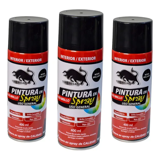 Producto Spray Toro-negro Color Amarillo disponible en Barraca JURMAQ
