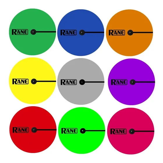 Par Discos Rane Twelve  Phase Serato  Acrílico + De 50 Cores