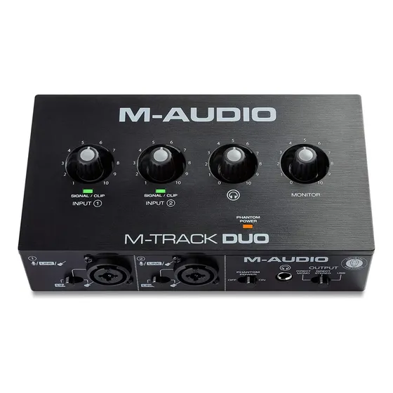 Interfaz Audio M-audio M-track Duo Usb Estudio Usada