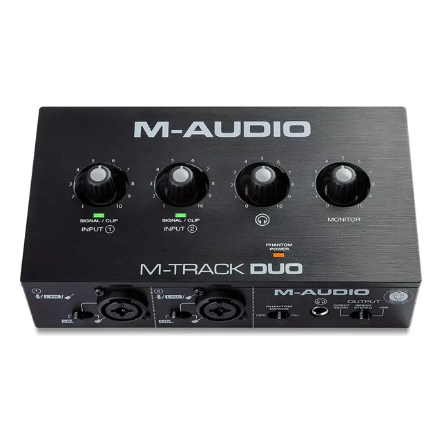 Interfaz Audio M-audio M-track Duo Usb Estudio Usada