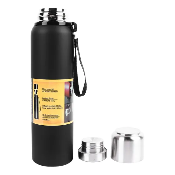 Botella Agua Acero Inoxidable Deportiva Multiuso Prueba Fuga