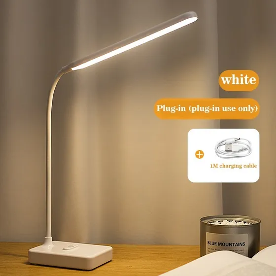 Lampara Led Recargable Flexible Dimerizable 3 Colores De Luz