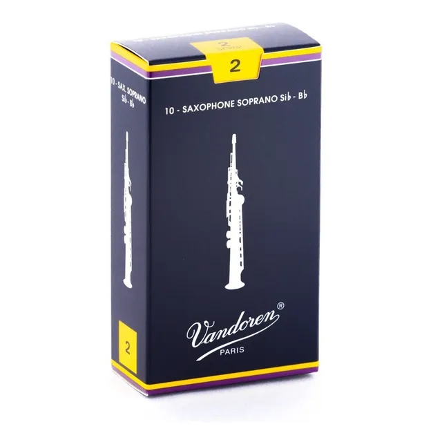 Cañas Saxo Soprano Vandoren Sr20 (caja X 10 Unds)