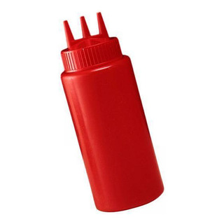 6 Botella De Condimento De 3 Orificios, Dispensador De 450ml 6 Botella De Condimento De 3 Orificios, Dispensador De 450ml