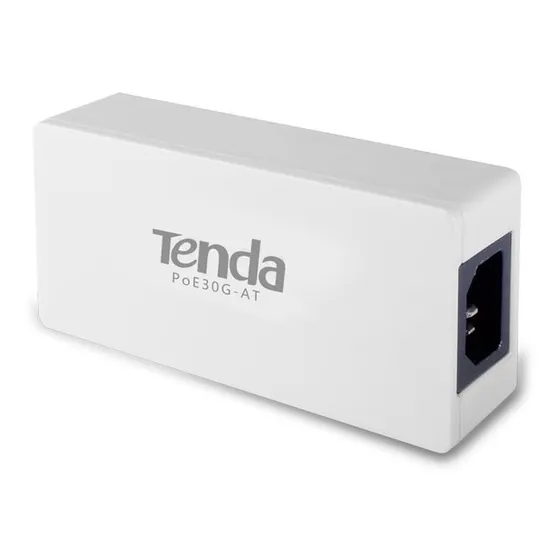 Inyector Poe 10/100/1000 Mbps Poe30g-at Poe 30w Marca Tenda