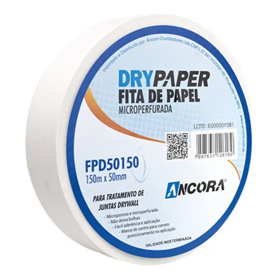 Fita De Papel Drypaper Microperfurada 50x150m Ancora