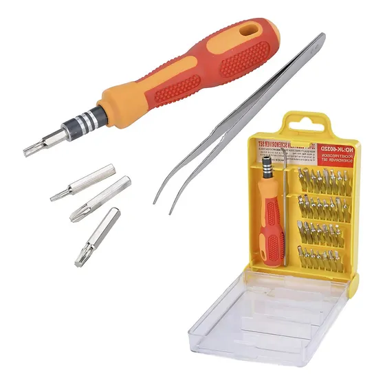 Kit Destornillador 32 Pcs En 1 Reparar Celular Notebook Pc