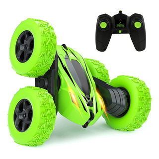 Mrt Coche De Acrobacias 2024 Control Remoto Recargable Rotación De 360° Para Niños Color Verde Mrt Coche De Acrobacias 2024 Control Remoto Recargable Rotación De 360° Para Niños Color Verde
