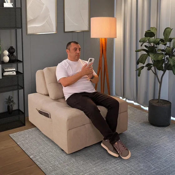 Sofá-cama Cozy Compacto E Ideal Para Espaços Pequenos