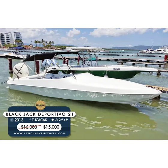 Lancha Black Jack Deportivo 21 Lv2949
