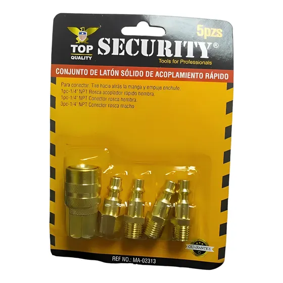 Set Acoples O Pico Rápido De Bronce Para Aire Gas Ofertas 