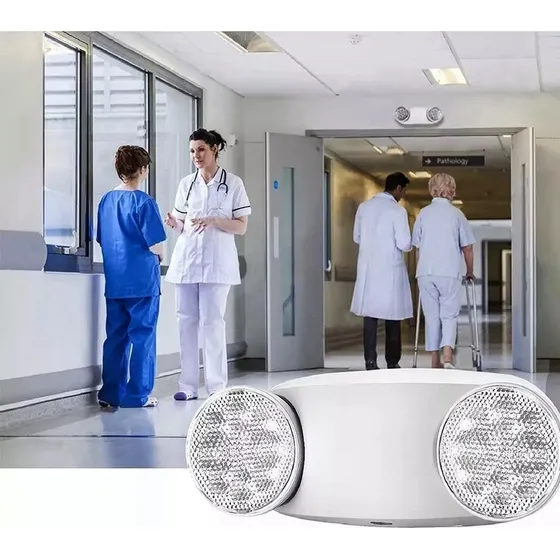Lampara De Emergencia Led 110-220v Luz Blanca 6500k  3-4 Hrs