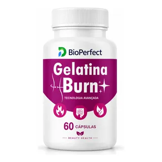 1 Suplemento Gelatina Burn 60 Caps Uso Diario Envio Imediato