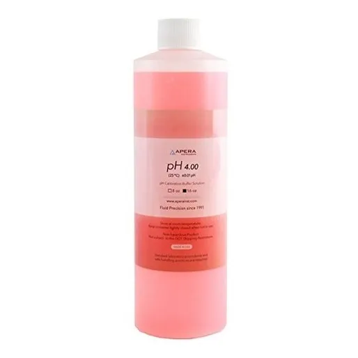 Solución Buffer Ph 4.00 473 Ml (16 Oz) Calibración  Phmetros