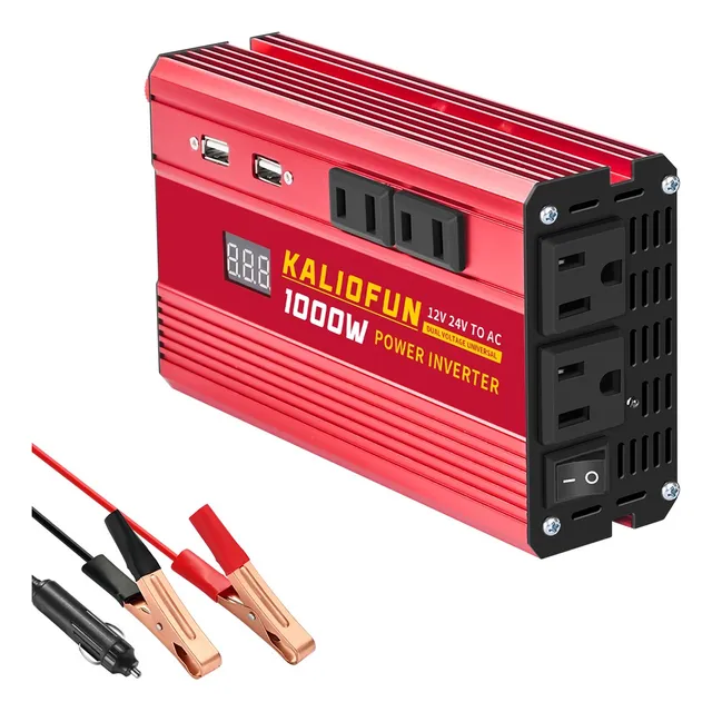 Inversor De Corriente 1000w 12v/24v 110v Universal