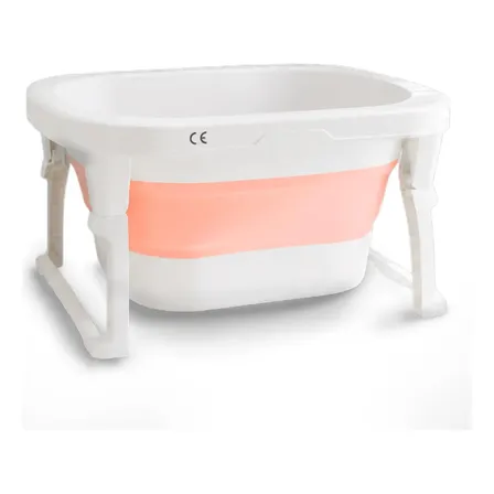 Banheira Dobrável Ofurô Luxo Rosa (0 Meses À 10 Anos) - Baby Liso