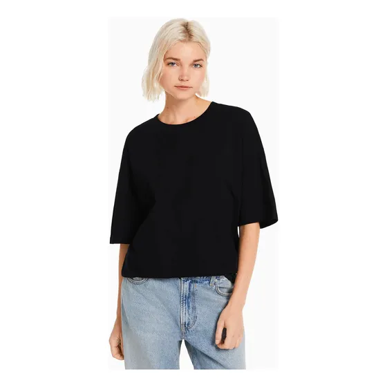 Franelas Tshirt Oversize Unicolores De Dama 