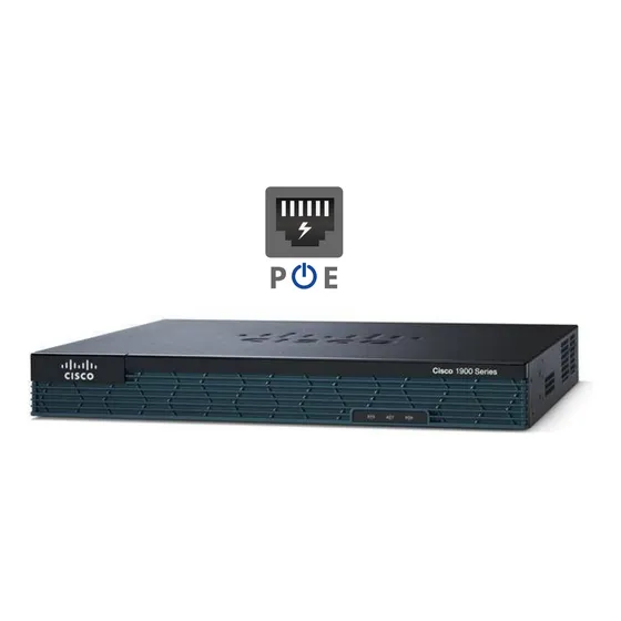 Router Cisco 2 Puertos Gigabit 1921 K9 Poe Serie 1900