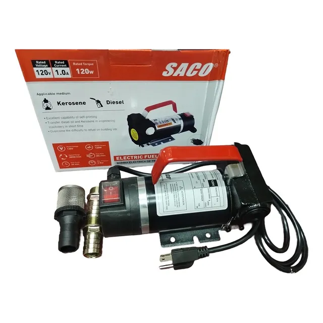 Bomba Portatil Para Extraer Gasoil De 110 Volt De 120 Watt