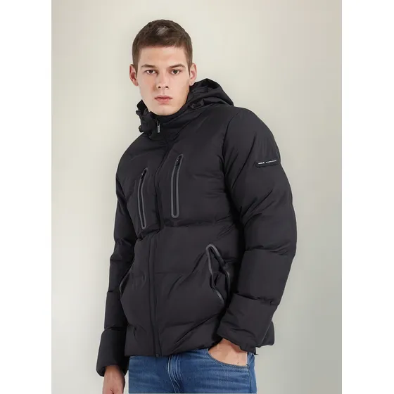 Campera Parka Ubuntu Hombre Nylon Impermeable Capucha