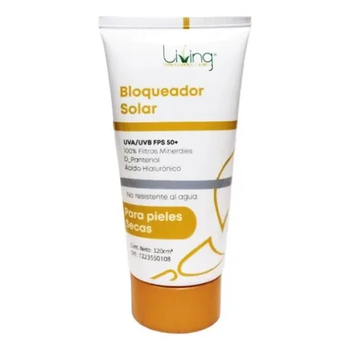 Bloqueador Solar Living Uva/uvb Fps 50+ Piel Seca. Tienda