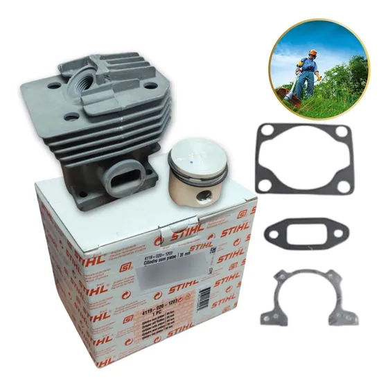 Kit Cilindro Completo Roçadeira Stihl Fs160 C/ Junta