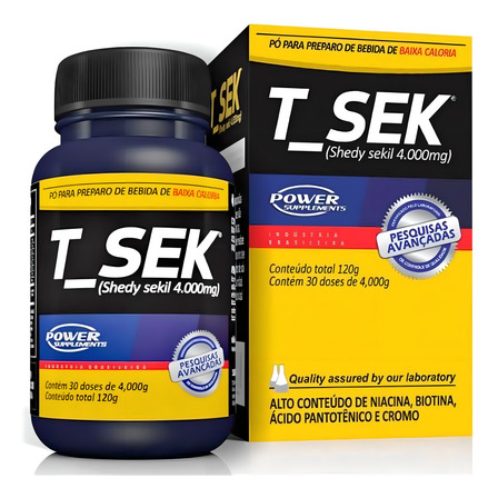 T_sek - 120g - Power Supplements Sabor Without Flavor T_sek - 120g - Power Supplements Sabor Without Flavor