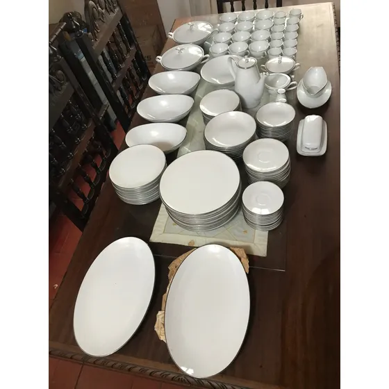 Vajilla Porcelana Rena Ware Zylstra Snow Flower 12 Puesto
