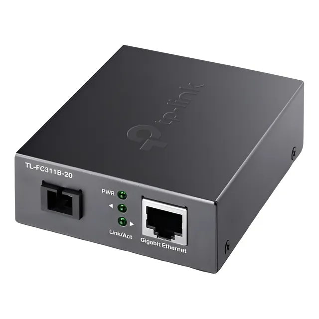 Conversor Midia Fibra Tp-link Fc311b-20 Gigabit Wdm Monomodo