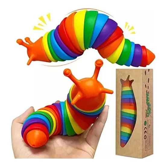 Juguete Sensorial Fidget Slug Para Niños Pequeños Autistas 1